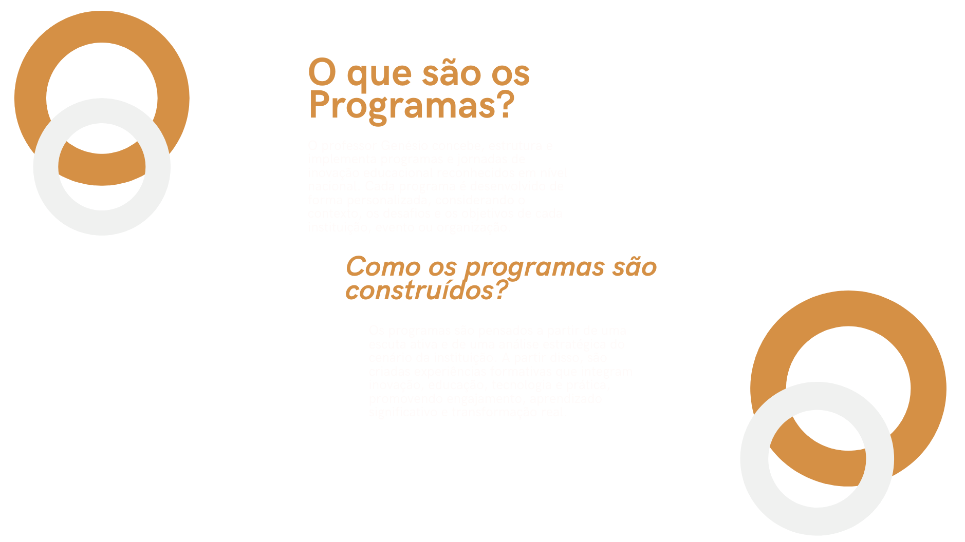 O que são os Programas